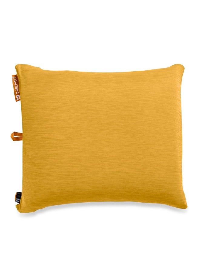 Nemo Equipment Fillo Backpacking & Camping Pillow - Mango/Golden Oak - One Size - Image 1
